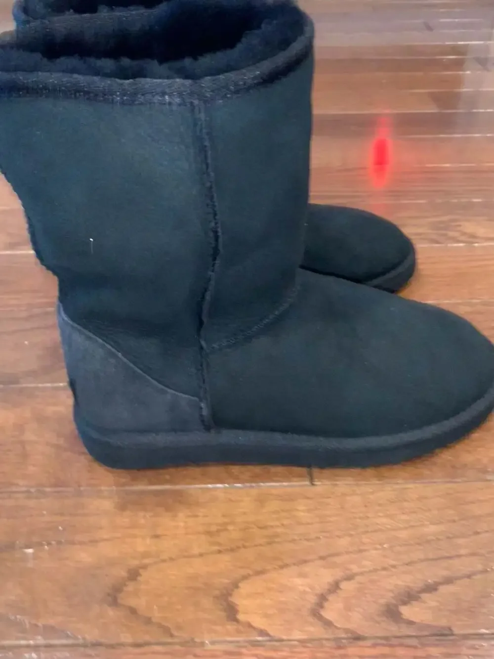 UGG Classic Short Boots Black Suede‎ Cozy Y2K Winter Women’s 6